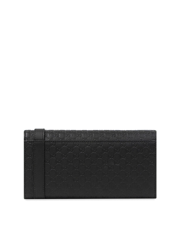 Leather Wallet with Buckle Belt