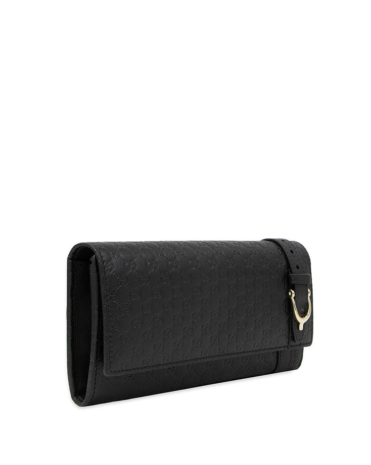 Leather Wallet with Buckle Belt