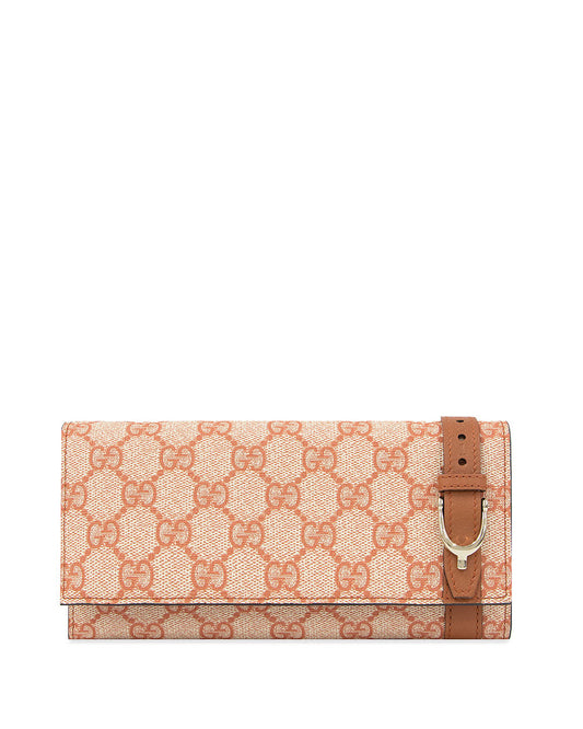 Leather Wallet with Buckle Belt