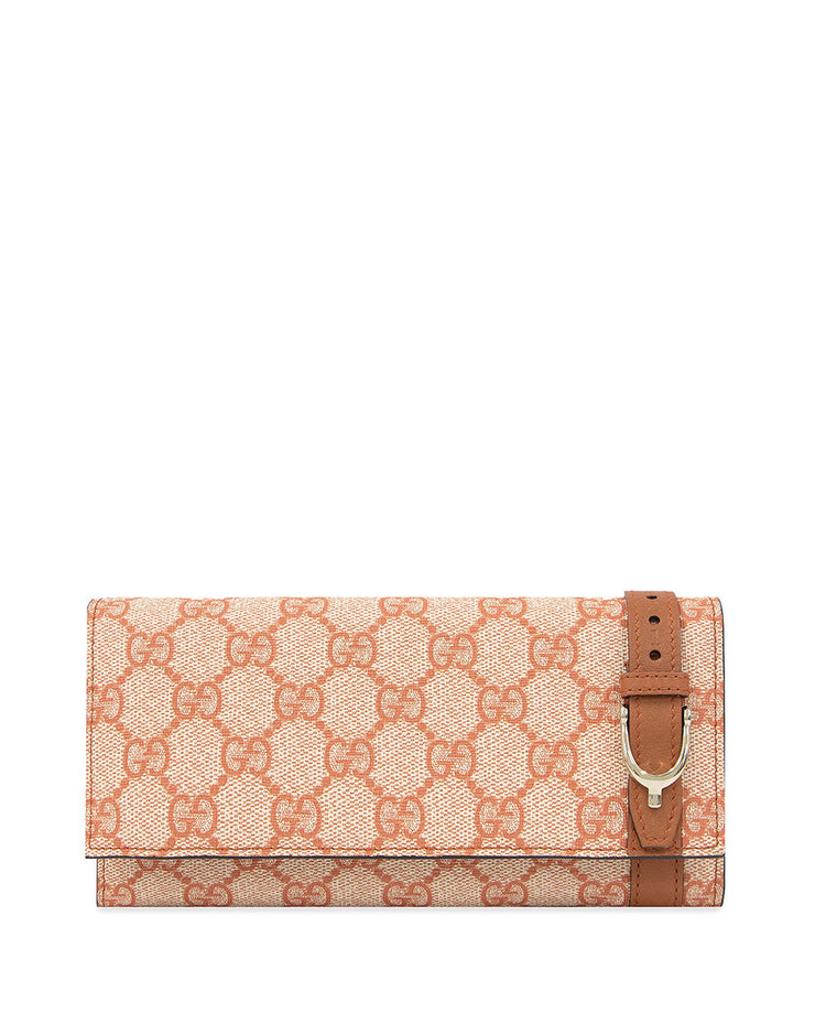 Leather Wallet with Buckle Belt