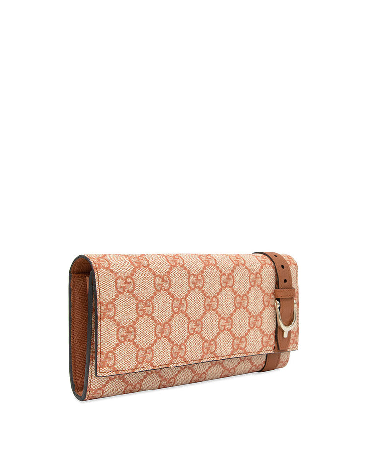 Leather Wallet with Buckle Belt