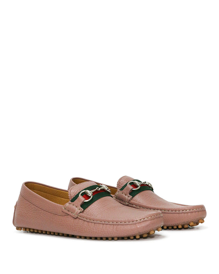 Leather Horsebit Loafers