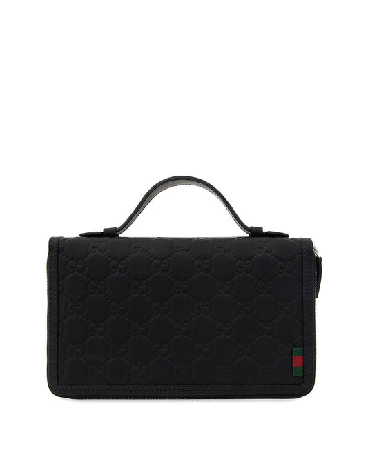 霧面皮革旅行文件包