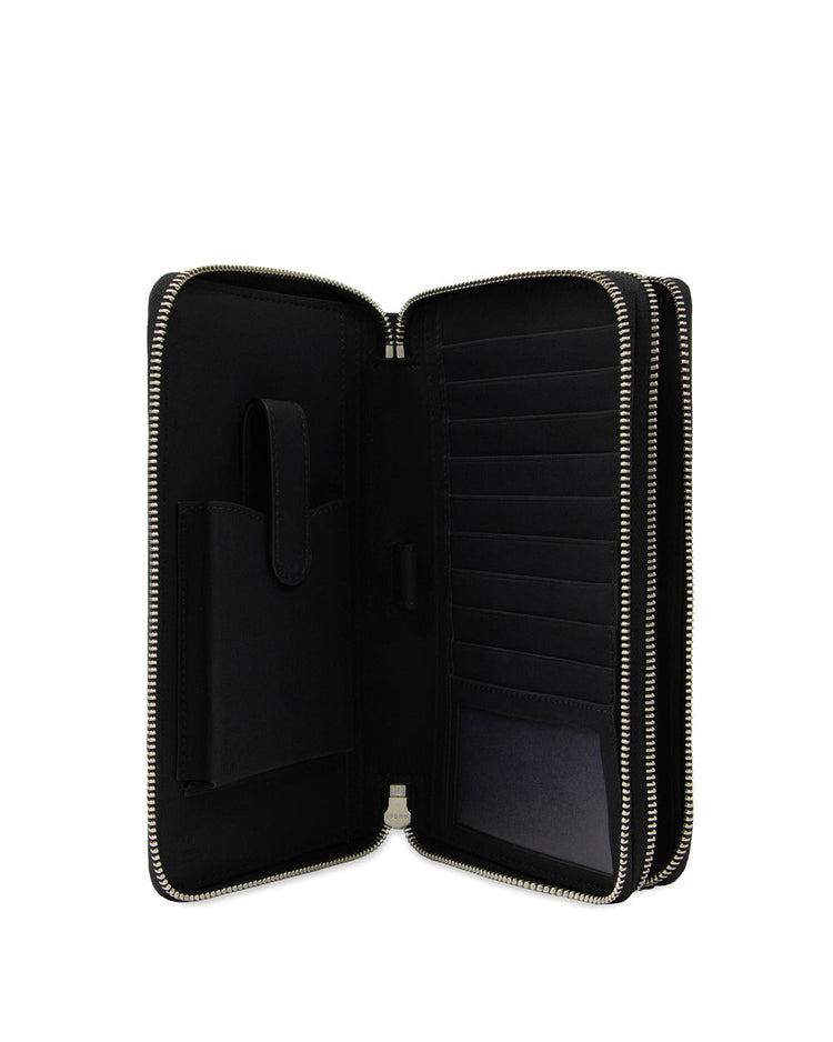 霧面皮革旅行文件包