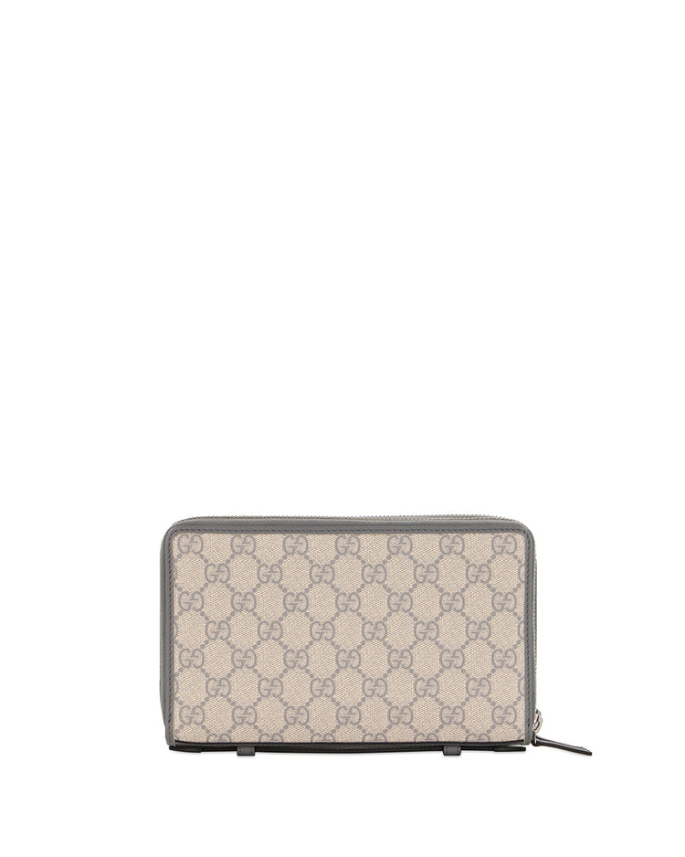 雙 G 皮革手拿包