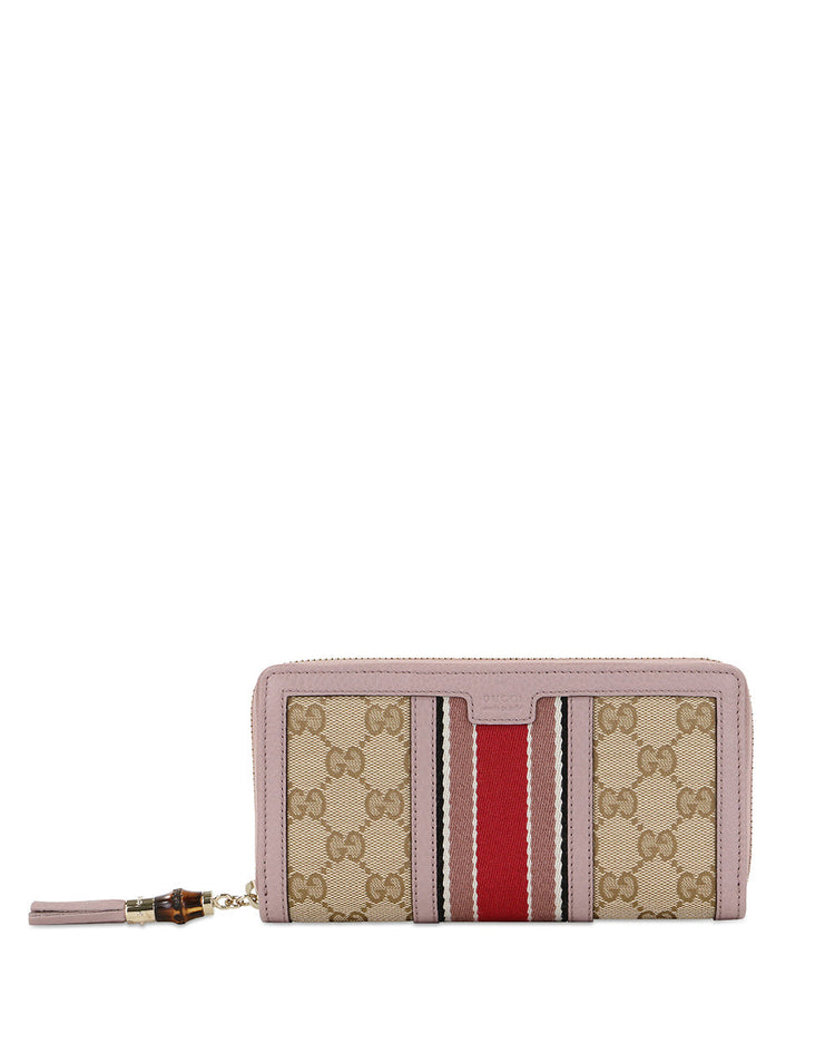 RANIA Canvas Long Wallet