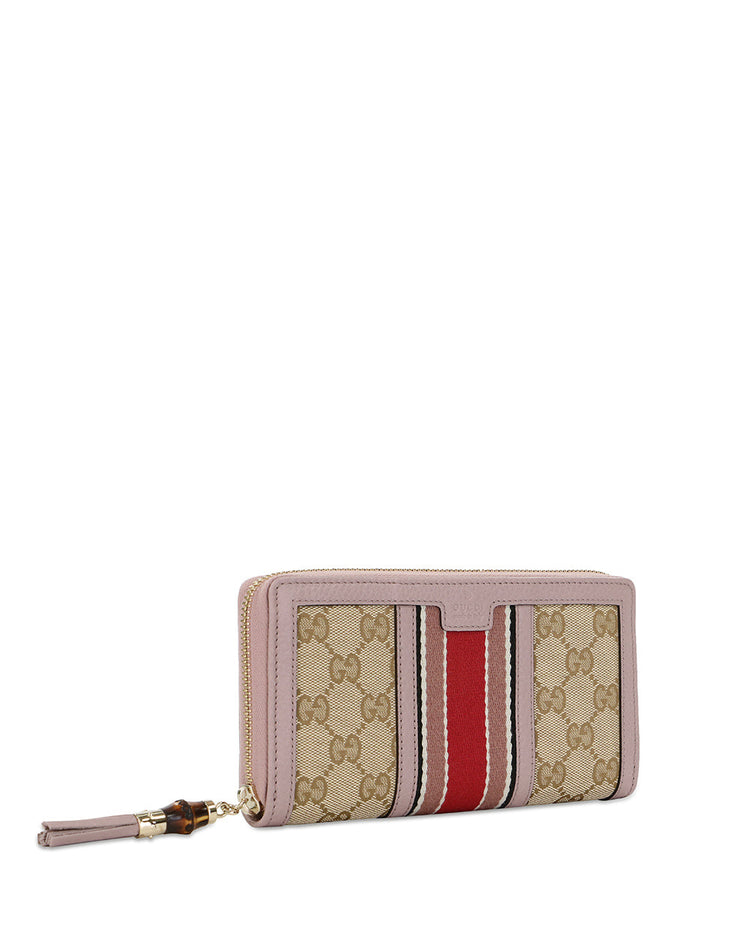 RANIA Canvas Long Wallet