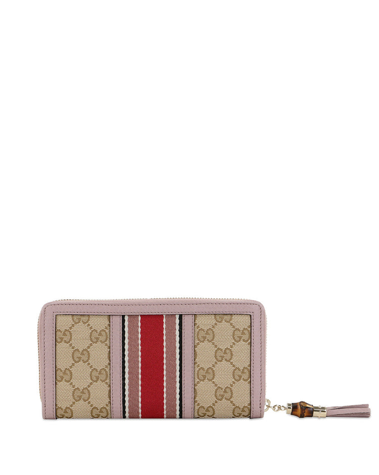 RANIA Canvas Long Wallet