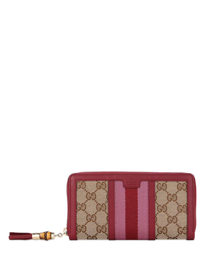 RANIA Canvas Long Wallet