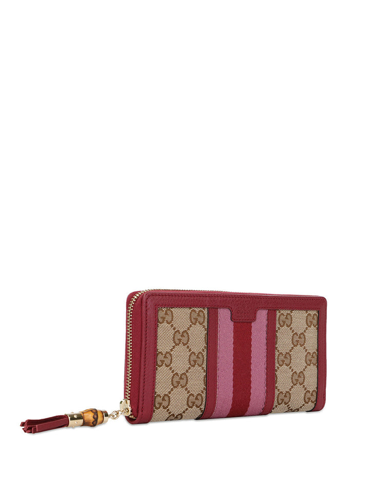 RANIA Canvas Long Wallet