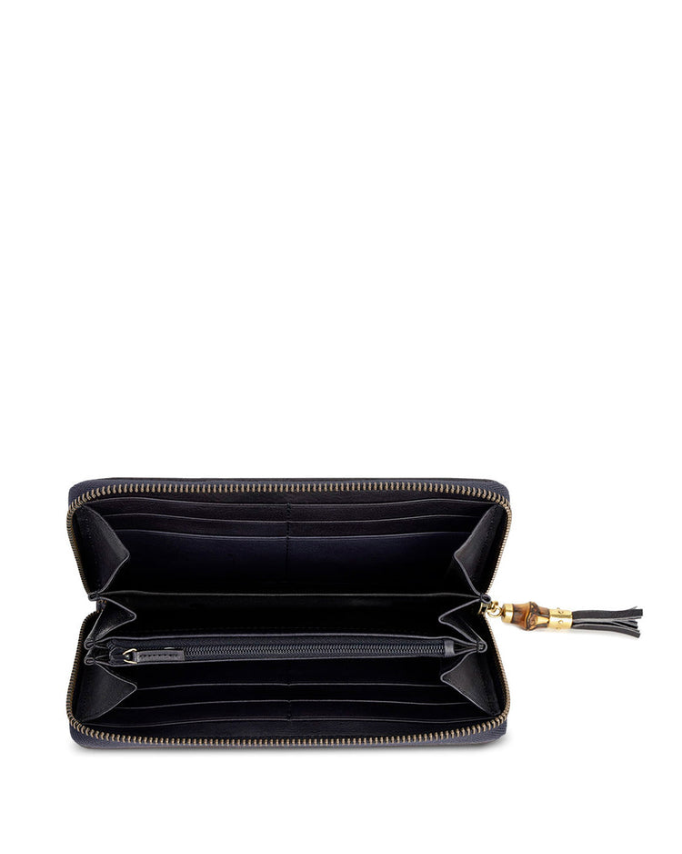 Canvas Long Zip Wallet