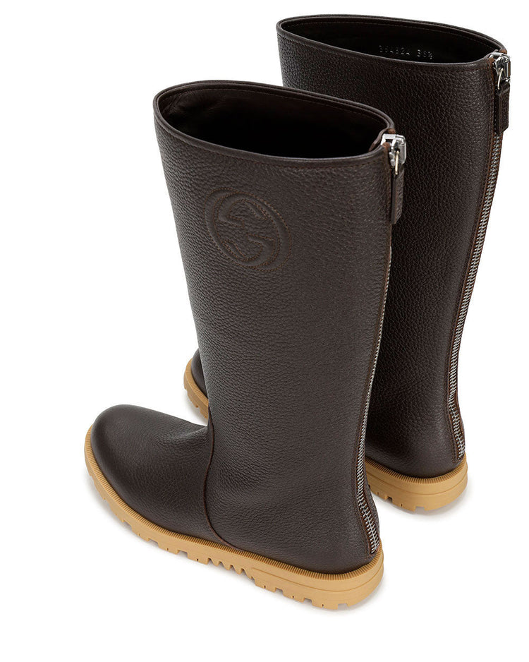 Leather Long Boot