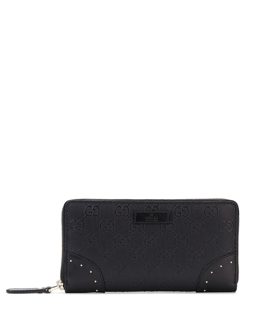 Leather Long Zipper Wallet