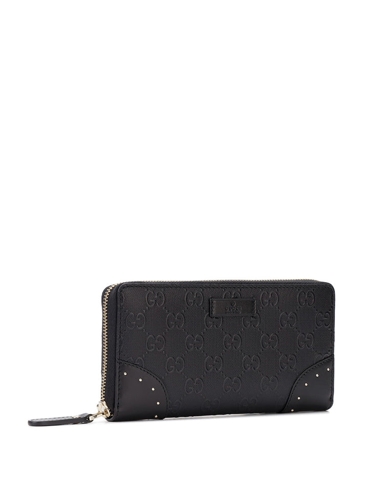 Leather Long Zipper Wallet