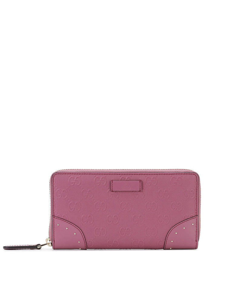 Leather Long Zipper Wallet