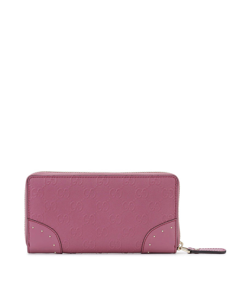 Leather Long Zipper Wallet