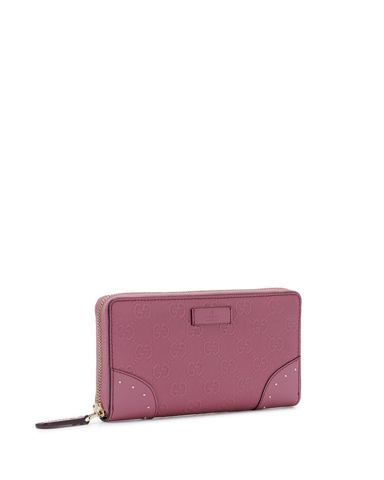 Leather Long Zipper Wallet