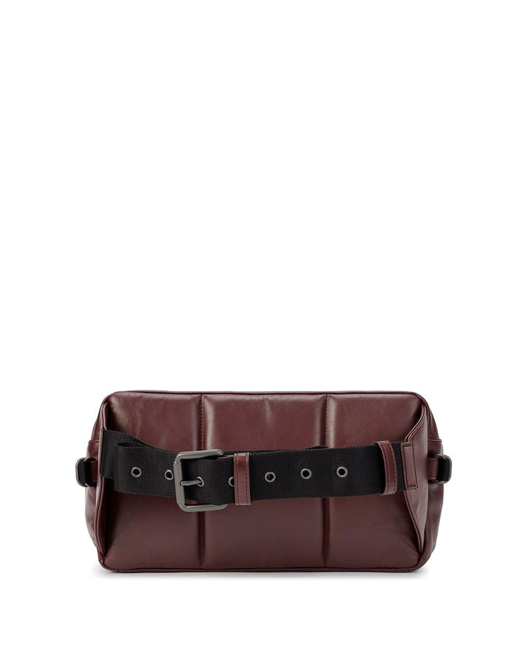 Intrecciato Leather Belt Bag