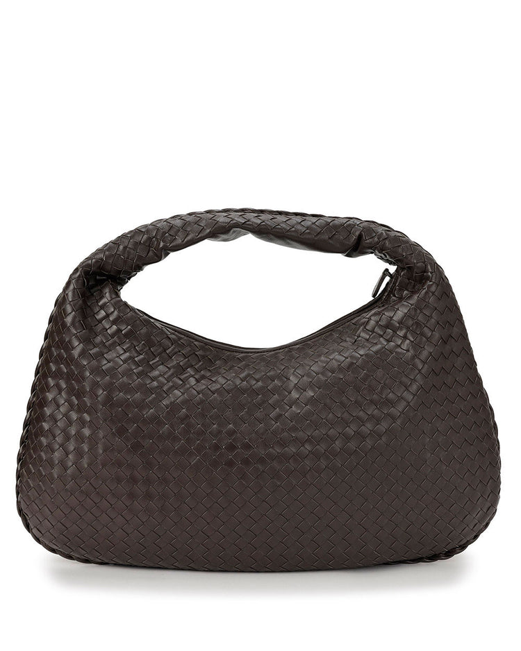Woven Lamb Leather handbag