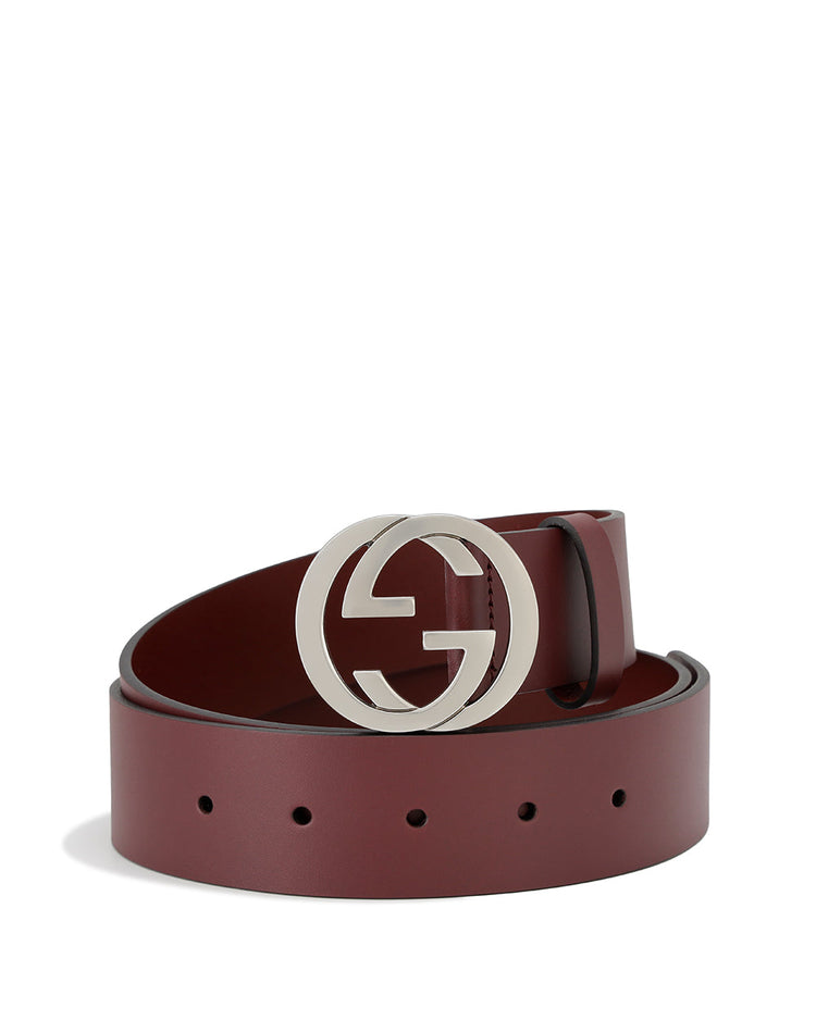 Belt With Interlocking G Buckle