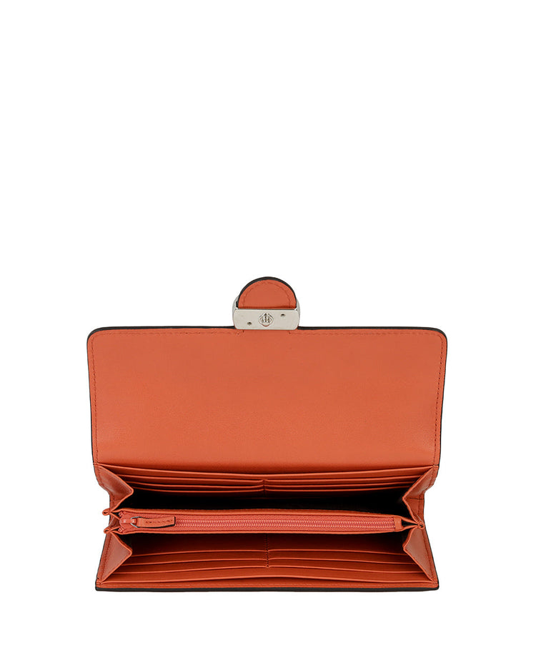 Double G Leather Long Wallet