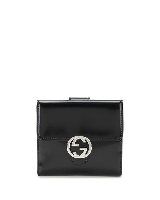 Double G LOGO Short Folding Wallet