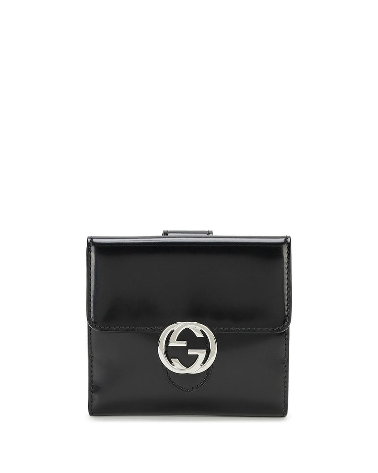 Double G LOGO Short Folding Wallet