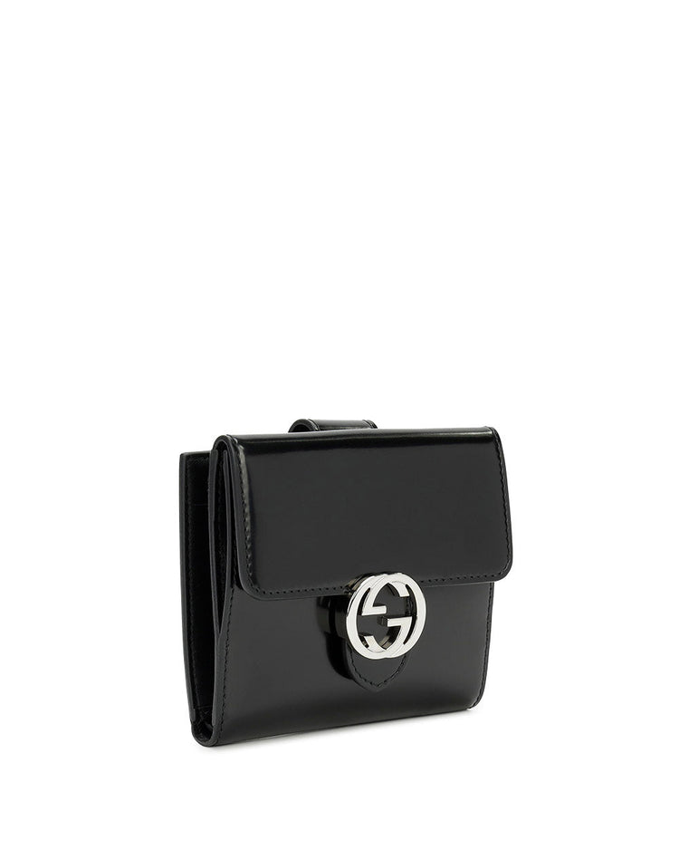 Double G LOGO Short Folding Wallet