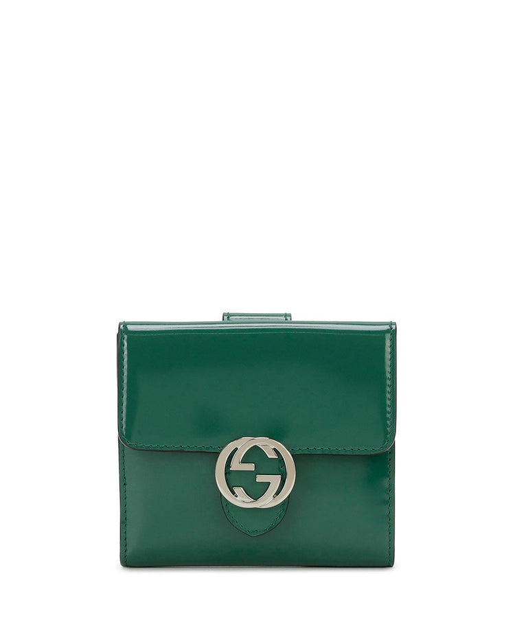 Double G LOGO Short Folding Wallet
