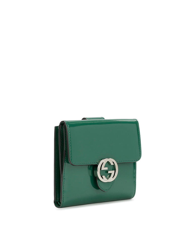 Double G LOGO Short Folding Wallet