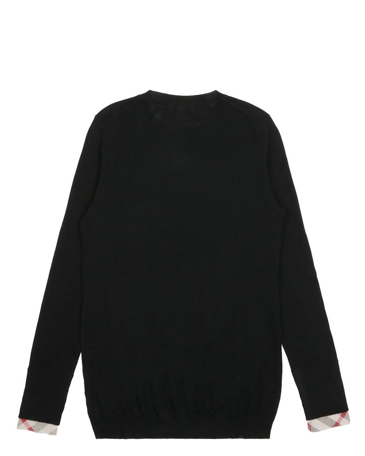 Round Neck Long Sweater