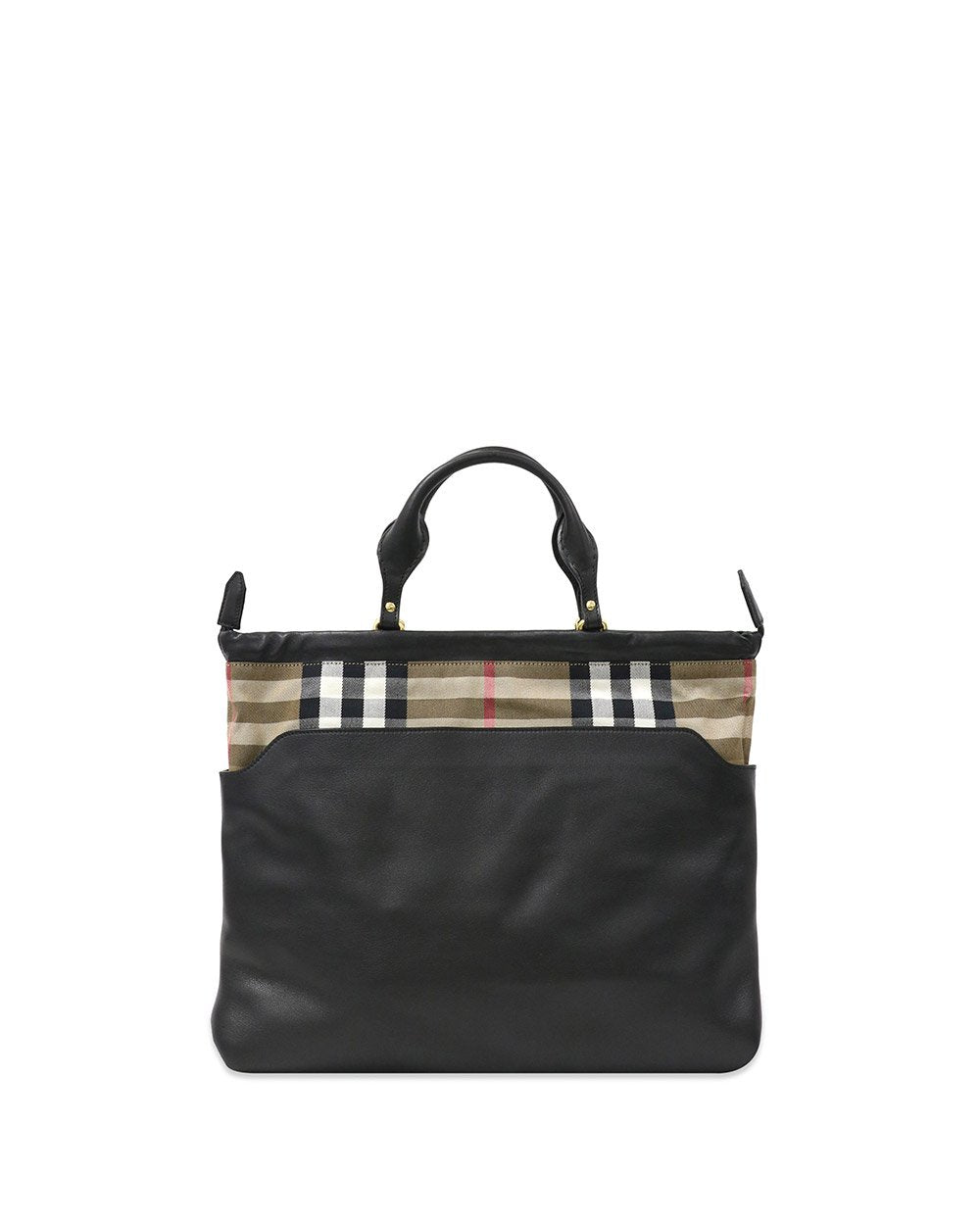 Calf Leather Classic Plaid Big Crush Tote - ISSI Outlet