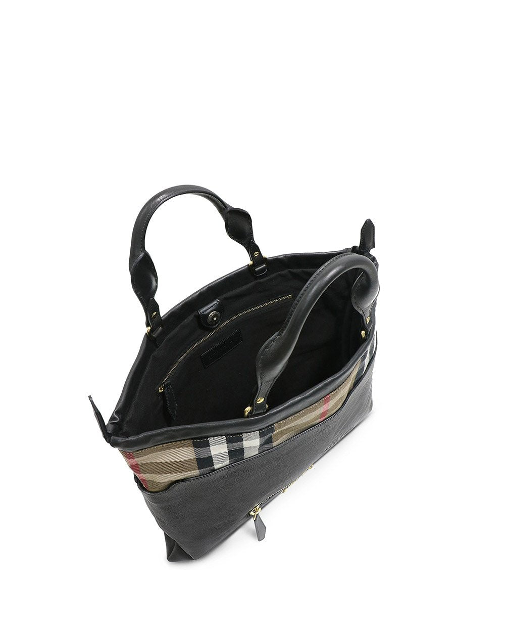 Calf Leather Classic Plaid Big Crush Tote - ISSI Outlet