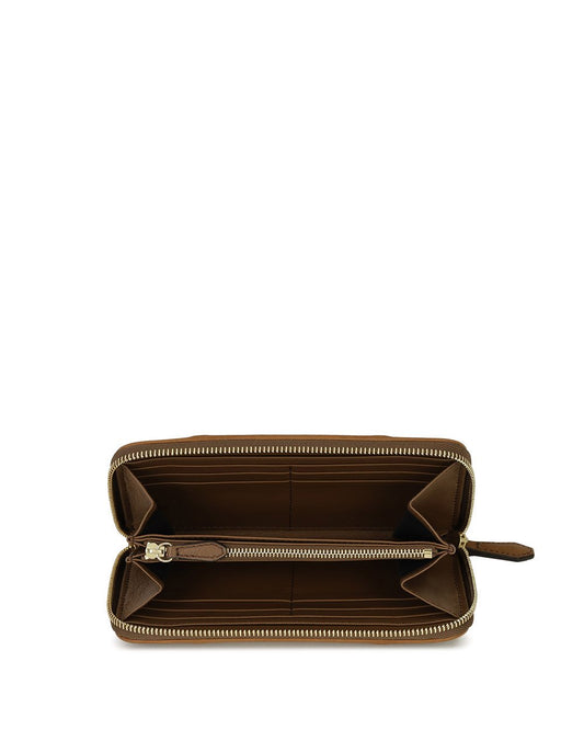 Leather Long Zip Wallet