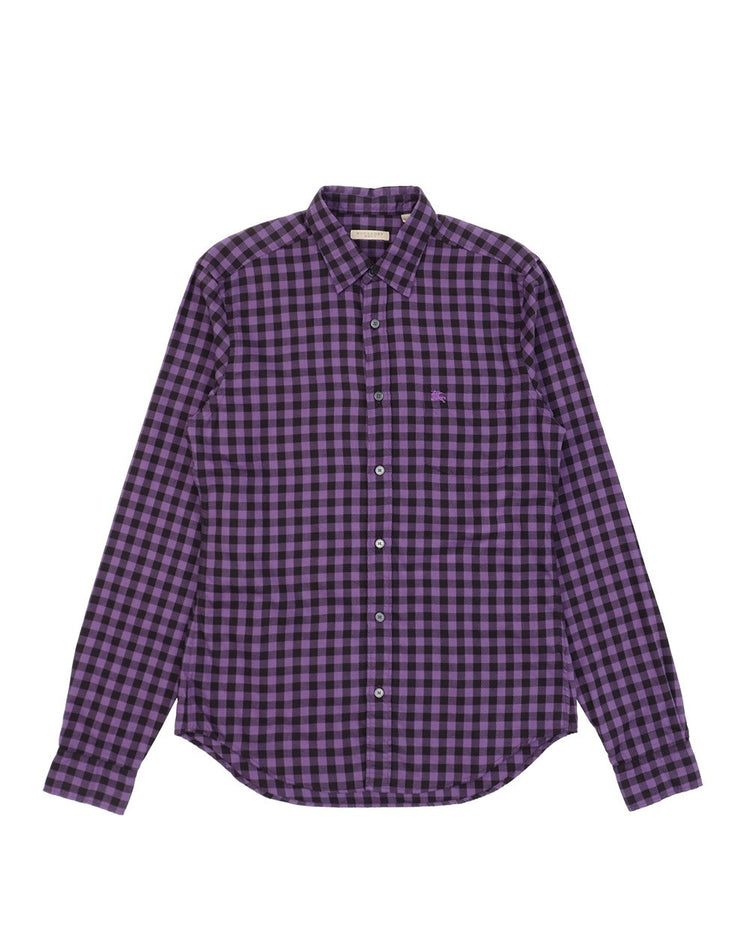 Check Cotton Long-Sleeves Shirt - ISSI Outlet