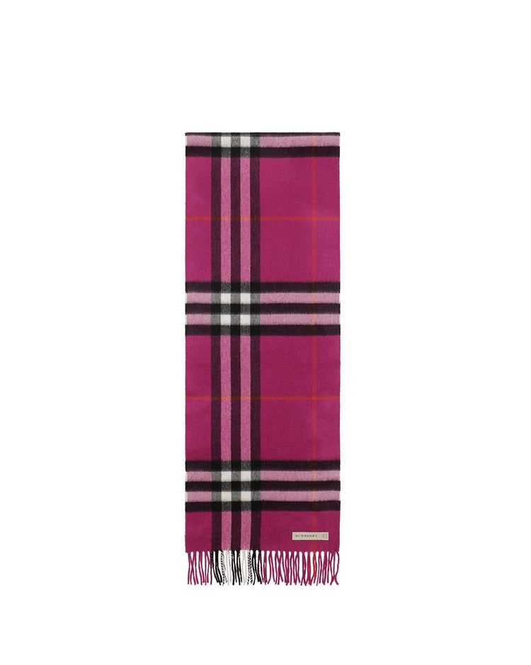 Cashmere Check Scarf - ISSI Outlet