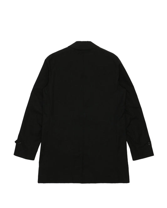 Mid-Length Single-Breasted Trench Coat