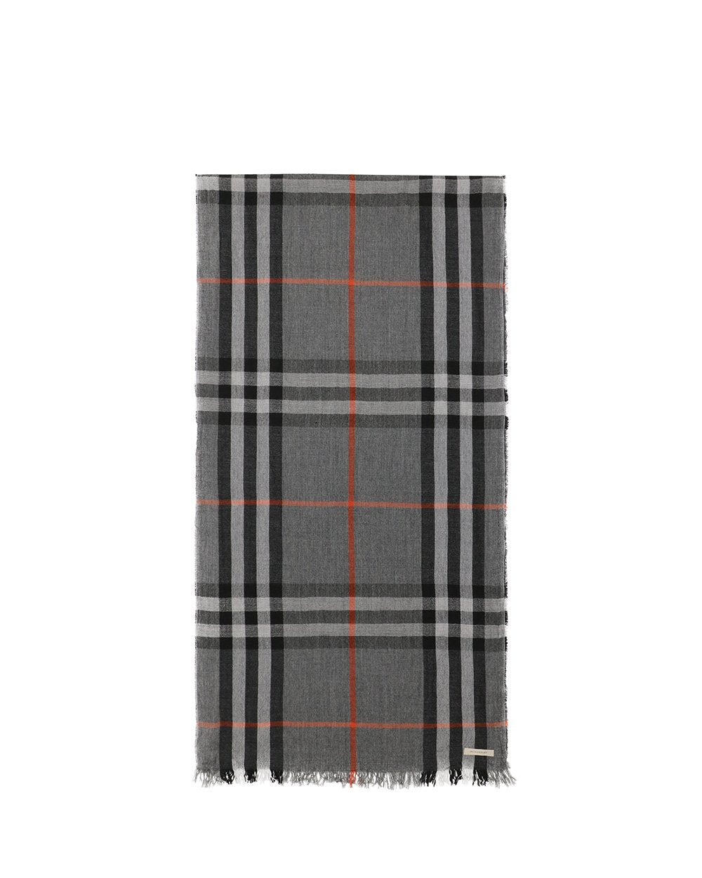 Check Wool Blend Pleated Scarf - ISSI Outlet