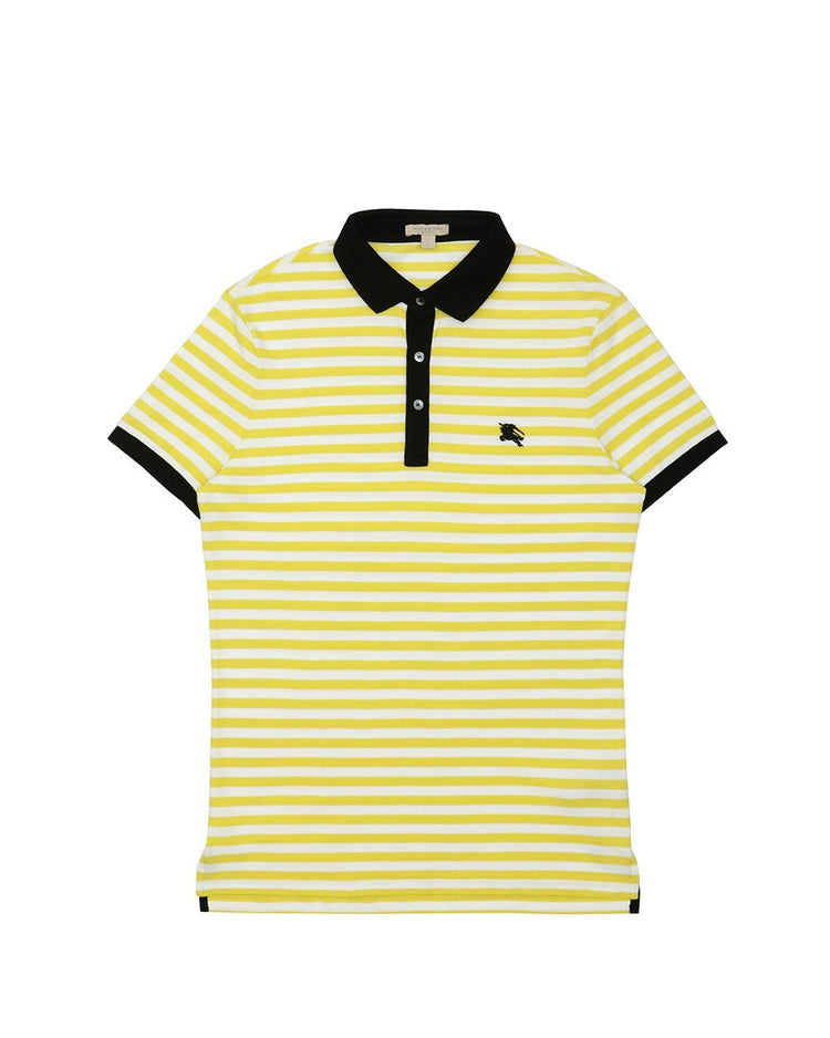 Striped Short Sleeve Polo Shirt