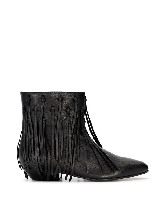 Flat Fringed Boots