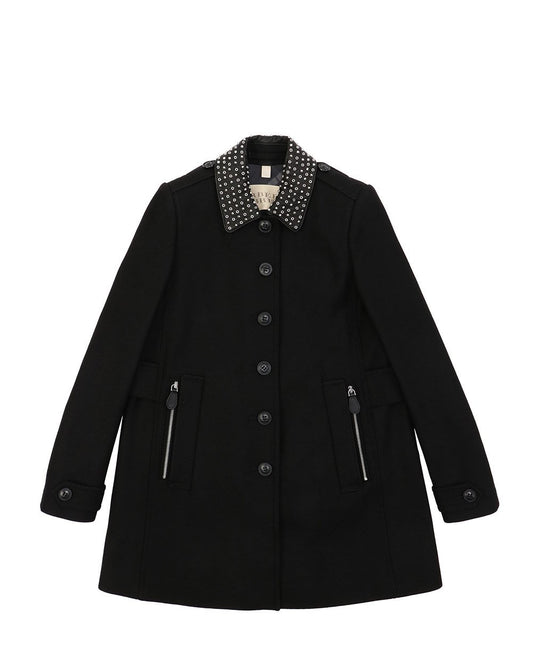Single-Breasted Mid-Length Trench Coat