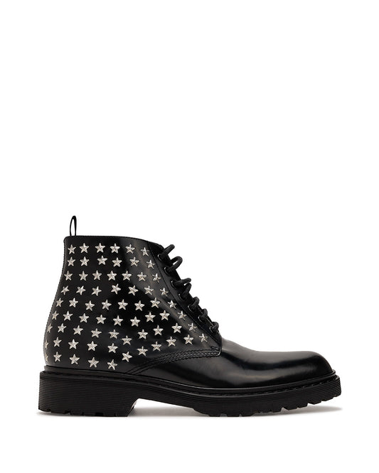 Star Pattern Leather Boots