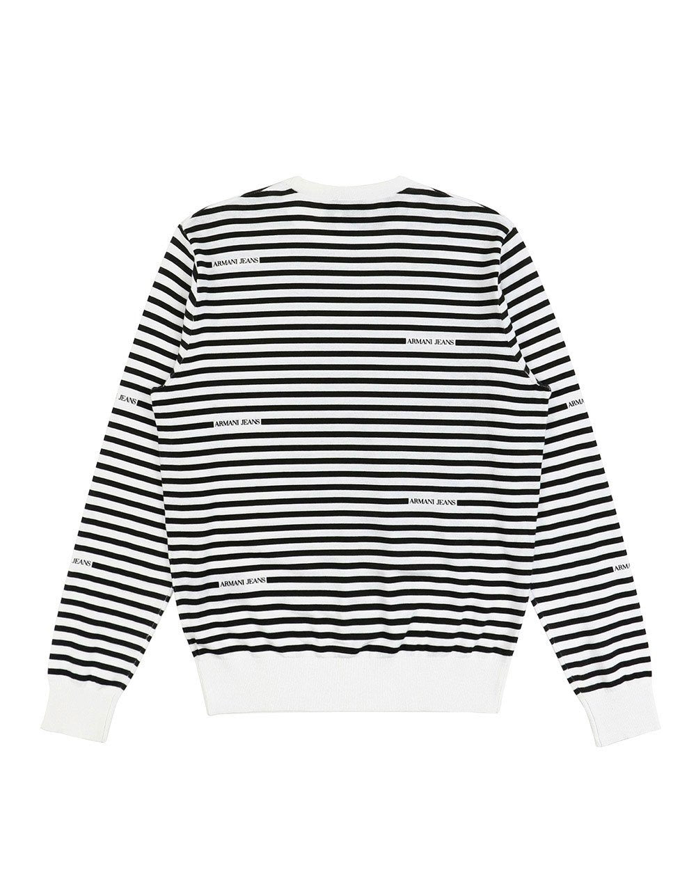 Cotton Striped Round Neck Knitwear - ISSI Outlet