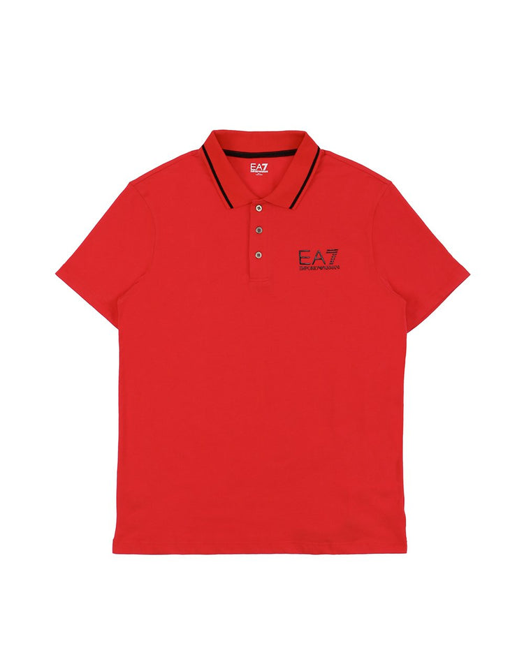 Logo Cotton Short Sleeves Polo Shirt