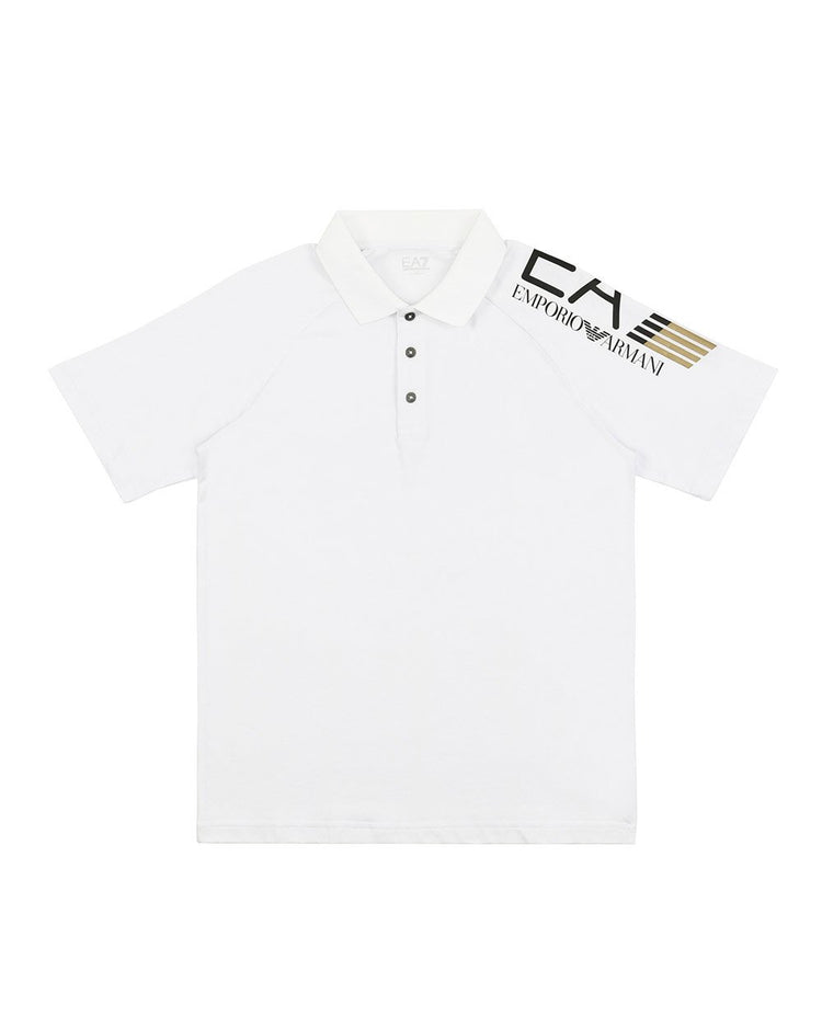 Printed Cotton Short Sleeves Polo Shirt