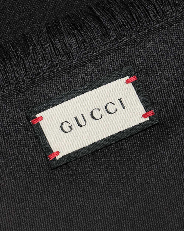 Gucci Silk Wool GG Jacquard Shawl