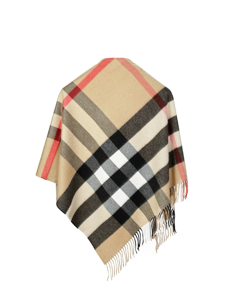 Classic Check Cashmere Wrap - ISSI Outlet