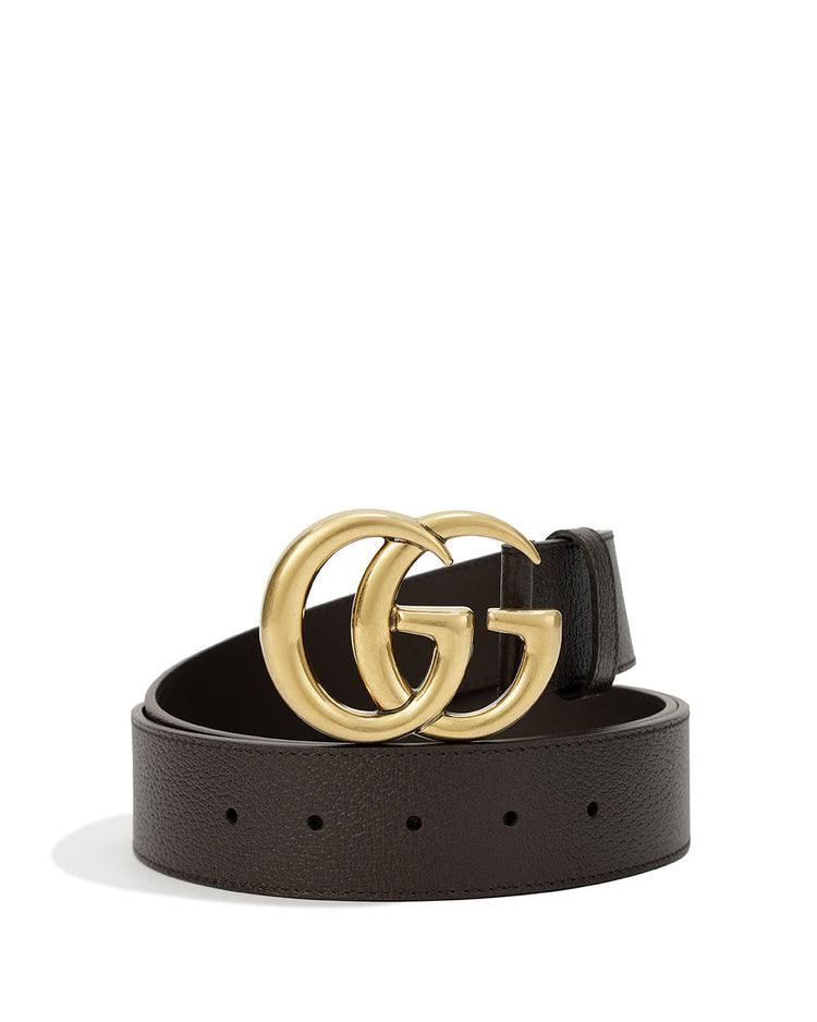 Double G Logo Plate Buckle Belt