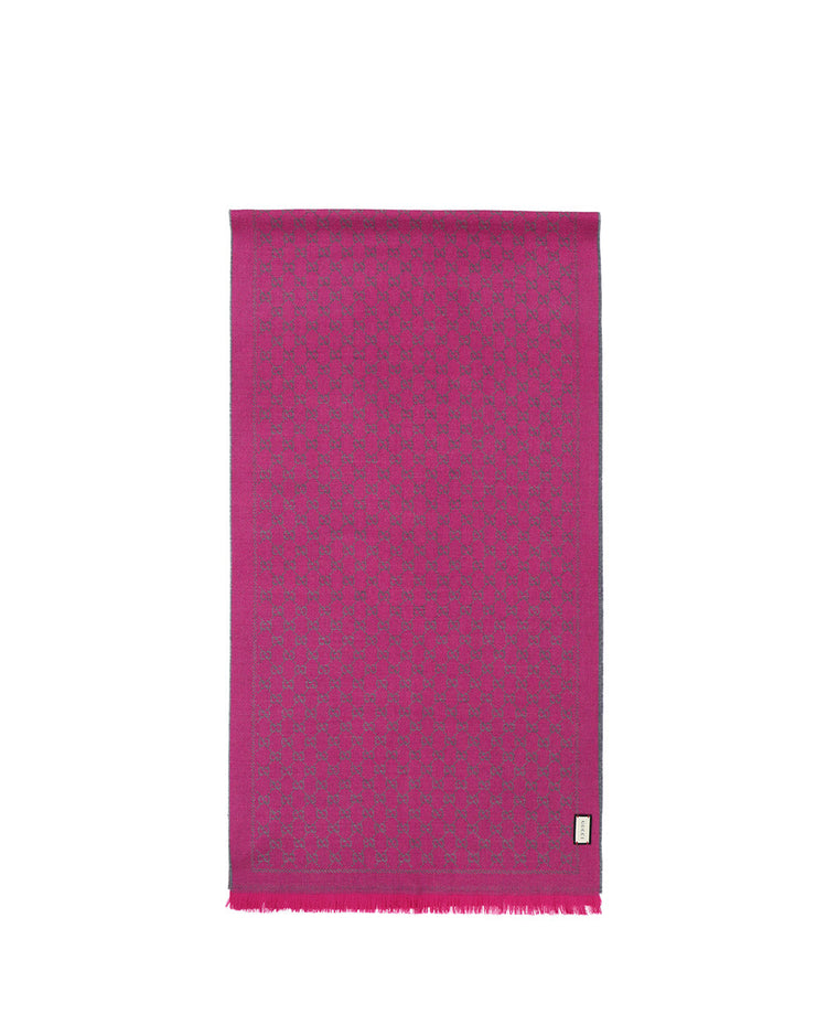 GG提花羊毛圍巾