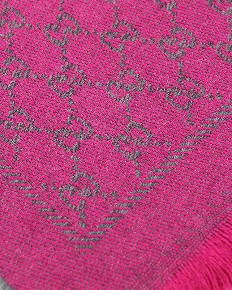 GG提花羊毛圍巾